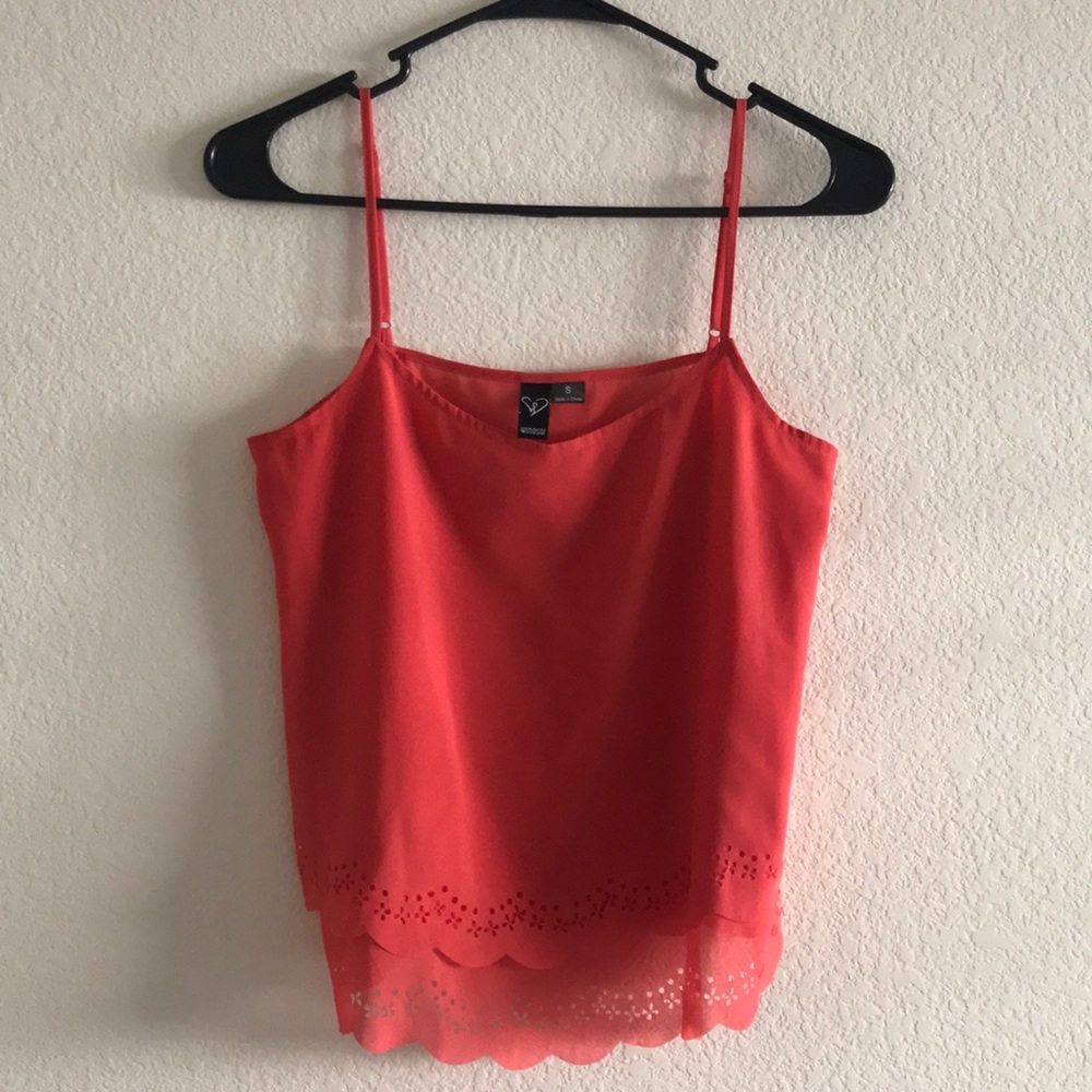 WINDSOR Coral Crop Top Tank